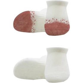 Resim 2'li Penye Sneakers Çorap Bs20105 Ekru Pudra Renkli Çok Renkli 