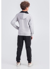 Resim Dalgıç Kumaş Unisex Çocuk Eşofman Takımı Unlimited Potential Esf1725y Gri 