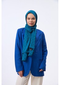 Resim Mirsoy Scarf Lina Modern Desen Şal Zümrüt 