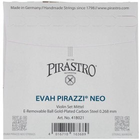 Resim Pirastro 41B021 Evah Pirazzi Neo Keman Tel Seti | Sentetik Özlü Modern ve Sıcak Tını, Hızlı Tepki Veren Esnek Yapı, Profesyonel Solistler İçin İdeal 