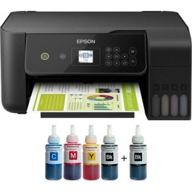 Resim Tanklı L3260 Uyumlu Photoink Mürekkepli Tanklı Yazıcı (1 Siyah Mürekkep ) 
