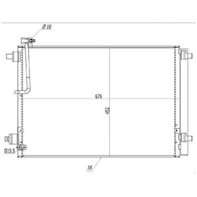 Resim ORIS CAU852016 Klima Brazing Condenser A/M A8 3.0 Tfsı/4.0 Tfsı 2010 940452 