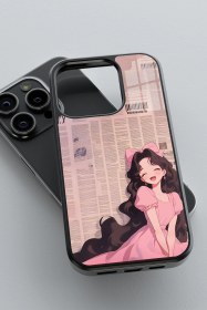 Resim Journalist Girl Flexible Cam Kılıf 
