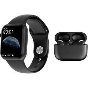 Resim BGGTech Iphone 6splus Dtno1 Watch 7 Pro Max Akıllı Saat + Inpods Bluetooth Kulaklık 