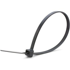 Resim Çetsan Kablo Bağı 30 Cm 3.6x300mm 100 Lük Poşet Siyah 