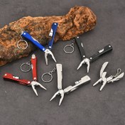 Resim Çok Fonksiyonlu Katlanır Pense - Ağır Hizmet Tipi Paslanmaz Çelik Taşınabilir Kamp Aleti, Ergonomik Tutuşlu, Doğa Yürüyüşü, Ev Tamiratı ve DIY Projeleri İçin Temel, Şık Metal Kaplama, Dayanıklı ve Sağlam 