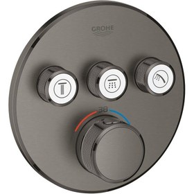 Resim Grohe Grohtherm Smartcontrol Üç Valfli Akış Kontrollü, Ankastre Termostatik Duş Bataryası 29121al0 