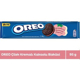 Resim Oreo Bisküvi Çilekli 95gr - 6 Paket 