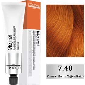 Resim Loreal Professionnel Majirel Coloration Creme - Saç Boyası No: 7.40 Kumral Esktra Yoğun Bakır 60ml 