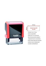 Resim Trodat 4912 - İsim-ünvan-şirket-firma- Doktor Kaşesi Mavi 