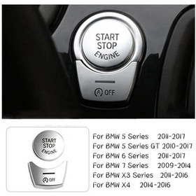 Resim Bmw X3 Start Stop Tuş Yenileme Silver 2011-2016 