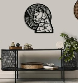 Resim NR Dizayn (421) Kedi Dekoratif Metal Duvar Tablosu 57 X 43 