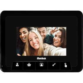 Resim Multitek MB-45S Multibus Sistem Görüntülü 4.3" Daire Monitörü & Diafonu 