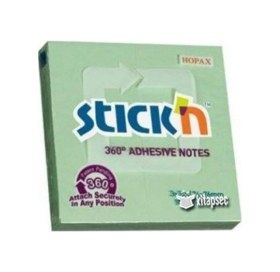 Resim Stickn Yapışkanlı Not Kağıdı 76x76 Pastel Yeşil 100 Yp 12 Li Paket 21150 