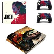 Resim Joker Playstation 4 Slim Kasa Sticker Kaplama-03 