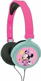 Resim Lexibook Disney Junior Minnie Mouse Stereo Kulaklık, Sınırlı Ses Gücü, Katlanabilir ve Ayarlanabilir, Mavi/Beyaz, HP010MN. 