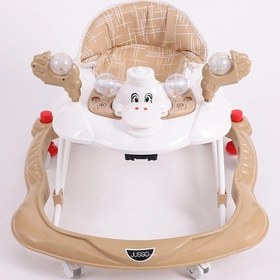 Resim Vavbaby Carolin Oyuncaklı 3 Kademeli Örümcek Bebek Yürüteci Kahverengi 