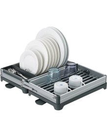 Resim Primanova Bianka Bulaşıklık Katlanabilir 2 Katlı Alüminyum 