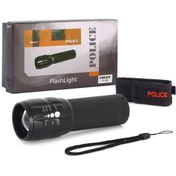 Resim Police Pc-86 Pilli Para Kontrol Feneri Mor Işık 
