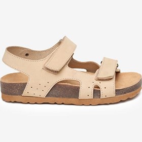 Resim Erkek Çocuk Krem Sandalet 