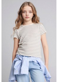 Resim Defacto 26y801002574 Gri Kız Çocuk T-shirt B6692a8/gr449 Gri 