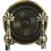 Resim Fkn İkili Hamam Taslı Yonca Antik Osmanlı Musluk (2 Musluk + 1 Hamam Tası) Antik 