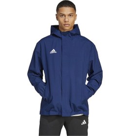 Resim Adidas Ent22 Aw Jkt Erkek Futbol Antrenman Yağmurluk Ik4011 Mavi 001 
