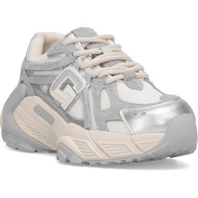 Resim Guja 25k366 Kadın Hakiki Deri Klasik Sneaker Gri Gri 
