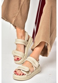 Resim Fox Shoess973910409 Bej Kadın Sandalet Bej 