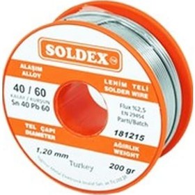 Resim 200G 1,20Mm Lehim Teli (%60 Kalay / %40 Kurşun) 