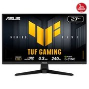 Resim ASUS TUF GAMING VG279QM5A 27" 0.3ms, 240Hz, Full HD, DP, 2xHDMI, Hoparlör, Fast IPS LED, ELMB Sync Premium, GAMING Monitör 