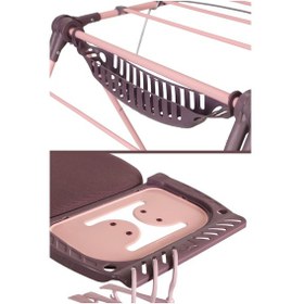 Resim Perilla Silvia Ütü Masası İronika Kalın Borulu Kurutmalık Mürdüm Set Mürdüm 