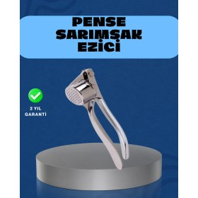 Resim Mutfak Sarımsak Ezici Kaymaz Saplı Güçlü Mekanizma 