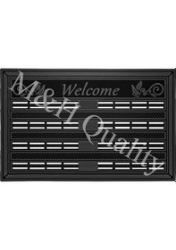 Resim Welcome Yazlı Kapı Önü Paspası Siyah Rengi Siyha 