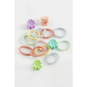 Resim Ronanna Papatya Mandal Lastikli Toka 14 Adet 