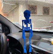 Resim carlone Iskelet Ayna Süsü Mavi Renk Zincirli A+ Ürün 