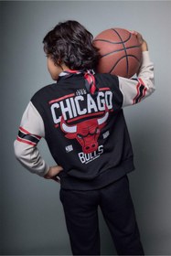 Resim DeFacto NBA Chıcago Bulls Bomber Hırka Erkek Çocuk G7617A826SP 