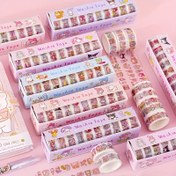 Resim Sanrio için for kuromi, for My Melody ve yapay jade pug desenli defter ve el sanatları bant seti - Sevimli pastel tasarımlar, pürüzsüz kağıt, dergiler, scrapbooking ve DIY projeleri için dekoratif kırtasiye malzemeleri, scrapbooking temel malzemeleri | Eğlenceli karakter tasarımları | Pürüzsüz yazma yüzeyi, Sanrio 