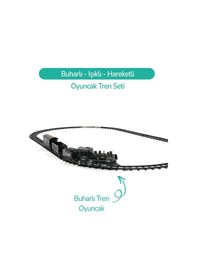 Resim Işıklı Ve Sesli Buharlı Tren Set 15 Parça 
