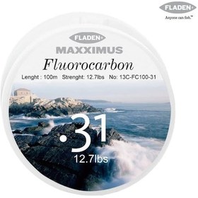 Resim Fladen Maxximus Fluorocarbon Misina 100M (449710716) 
