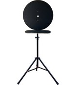 Resim Dartsan Raf Düzenekli Tripod Ayaklı Dart Arkalık Stand Seti Siyah Renk 