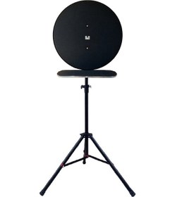 Resim Dartsan Raf Düzenekli Tripod Ayaklı Dart Arkalık Stand Seti Siyah Renk 