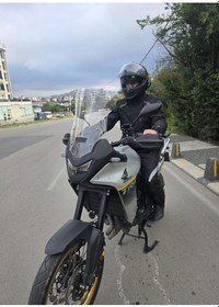 Resim Motocam Honda Transalp Xl 750 Ön Cam 2025-2026 Model 53cm Şeffaf Renkli 4mm Uzun 