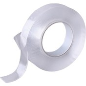 Resim Yifomall Yeniden Kullanılabilir Çift Taraflı Yapışkan Bant - İz Bırakmayan, Kesilebilir, Yıkanabilir 