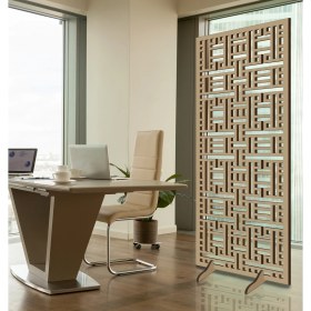 Resim Liar Ahşap Seperatör (Paravan) - KSP-59 - (10 mm) - (69 cm x 139 cm) - (Ham) 