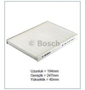 Resim BOSCH 1987435003 POLEN FİLTRESİ BMW 1 F20 F21 12- BMW 2 13- BMW 3 