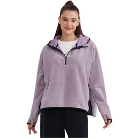 Resim Skechers Outdoor Fleece Half Zip Sherpa Kadın Sweatshirt 
