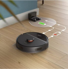 Resim Philips Robot Süpürge Vacuum Cleaner Akıllı Siyah Islak Kuru Robot Süpürge 