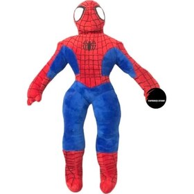 Resim Örümcek Adam Peluş Oyuncak Uyku Arkadaşı Hediyelik Oyuncak 75 Cm Kırmızı 