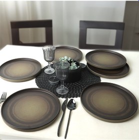 Resim Keramika Vintage Stackable Servis Tabağı 27 Cm 6 Adet 21781 